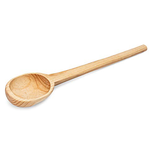 CHAMPS Wooden Spoon Small Cooking Spoons for Mixing Stirring and Serving Cocina Mexicana Small Wood Spoon for Non-Stick Cookware Bamboo Kitchen Utensils Spatula 
